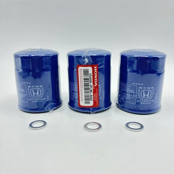 Genuine Honda 15400-PLM-A02 Oil Filter 3 Pk Filters, 3 Washers - Picture 5 of 6